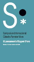 Symposium El pensament d'Eugeni d'Ors