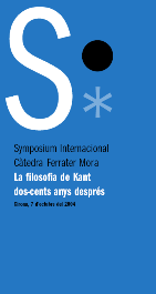 Symposium La Filosofia de Kant dos-cents anys després
